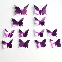 Stereospiegel Schmetterling Pet Spiegel 3d Schmetterling Wandaufkleber Schlafzimmer Raumdekoration sku image 4