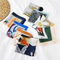 70 Small Square Scarf Silk Scarf Women Summer Neck Scarf Neck Protector Korean Thin Scarf main image 3