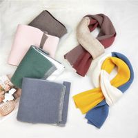 Knitted Wool Scarf For Women Autumn Korean Long Warm Scarf main image 2