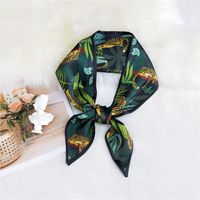 Korea Double-sided Sharp-angled Silk Scarf sku image 14