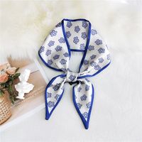 Korea Double-sided Sharp-angled Silk Scarf sku image 6