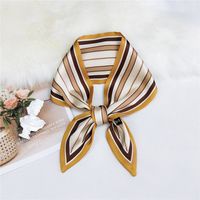 Korea Double-sided Sharp-angled Silk Scarf sku image 4