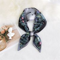 Korea Double-sided Sharp-angled Silk Scarf sku image 12