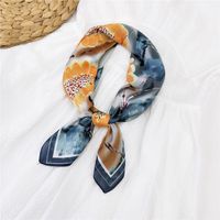 70 Small Square Scarf Silk Scarf Women Summer Neck Scarf Neck Protector Korean Thin Scarf sku image 17