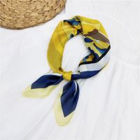 70 Small Square Scarf Silk Scarf Women Summer Neck Scarf Neck Protector Korean Thin Scarf sku image 10