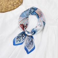 70 Small Square Scarf Silk Scarf Women Summer Neck Scarf Neck Protector Korean Thin Scarf sku image 8