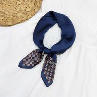 70 Small Square Scarf Silk Scarf Women Summer Neck Scarf Neck Protector Korean Thin Scarf sku image 13