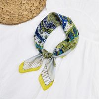 70 Small Square Scarf Silk Scarf Women Summer Neck Scarf Neck Protector Korean Thin Scarf sku image 7