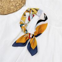 70 Small Square Scarf Silk Scarf Women Summer Neck Scarf Neck Protector Korean Thin Scarf sku image 11