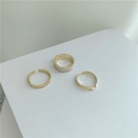 Light Luxury Index Finger Simple And Fashionable Open Non-fading Ring main image 5