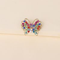 New Pins Alloy Diamond-studded Insect Butterfly Fashion Brooch Wholesale main image 4