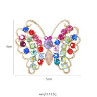 New Pins Alloy Diamond-studded Insect Butterfly Fashion Brooch Wholesale main image 6