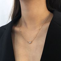 Light Luxury Simple Geometric Diamond High-end Necklace main image 4