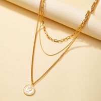 Multi-layer Fashion Vote Retro Hip-hop Necklace main image 1