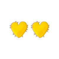 Autumn Heart-shaped Long Tassel Vote Earrings main image 6