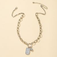 New Hip-hop Pendant Diamond Thick Chain Necklace main image 1