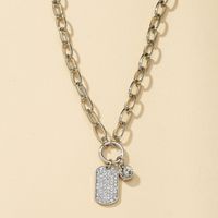 New Hip-hop Pendant Diamond Thick Chain Necklace main image 5