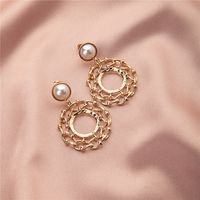 Nouvelles Boucles Oreilles De Mode Simples De Perles main image 1