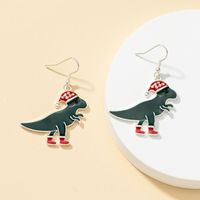 Exaggerated Cartoon Character Plating Alloy No Inlaid Earrings main image 2