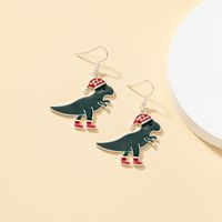 Exaggerated Cartoon Character Plating Alloy No Inlaid Earrings main image 3