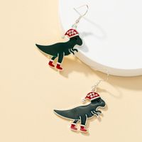 Exaggerated Cartoon Character Plating Alloy No Inlaid Earrings main image 4