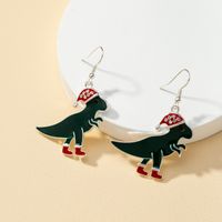 Exaggerated Cartoon Character Plating Alloy No Inlaid Earrings main image 5
