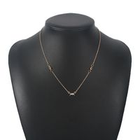 Light Luxury Simple Geometric Diamond High-end Necklace sku image 1