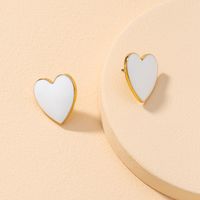 Autumn And Winter Drip Heart-shaped Hot Sale Earrings sku image 1