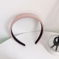 Korean New Solid Color Fabric Handmade Simple Geometric Headband sku image 5