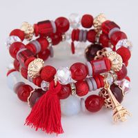 Bracelet De Mode Multicouche En Perles De Bonbons À Pampilles Simples main image 6