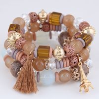 Bracelet De Mode Multicouche En Perles De Bonbons À Pampilles Simples main image 8