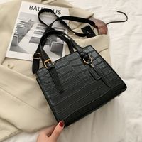 New Fashion Large-capacity Portable Crocodile Print Tote Bag main image 1