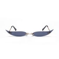 Frameless Metal Pointed Cat Eye Party Sunglasses main image 5