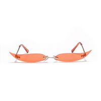 Frameless Metal Pointed Cat Eye Party Sunglasses main image 4