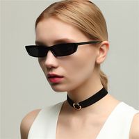 Concave Shape Retro Small Square Sunglasses main image 1