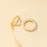 New Inlaid Pearl Metal  Ring sku image 1