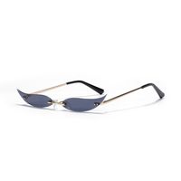 Frameless Metal Pointed Cat Eye Party Sunglasses sku image 4