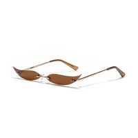 Frameless Metal Pointed Cat Eye Party Sunglasses sku image 5