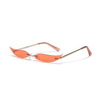 Frameless Metal Pointed Cat Eye Party Sunglasses sku image 8
