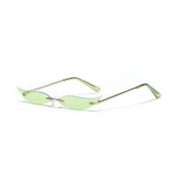 Frameless Metal Pointed Cat Eye Party Sunglasses sku image 9