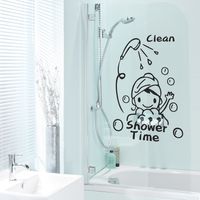 Clean Shower Time Bathing Kids Wall Stickers main image 6