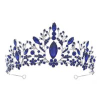 Baroque  Prom Crown Rhinestone Pearl Headband main image 4