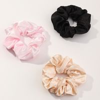 Korean New Hair Band Hair Rope Girls' Hair Band Simple All-match Rubber Band Large Intestine Ring Fabric Headdress Tie Hair Accessory For Ponytail sku image 1