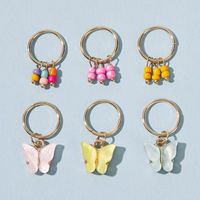 Fashion Popular Butterfly Earrings Set sku image 3