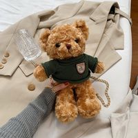 Korea Cute  New Bear Doll Chain Bag sku image 1