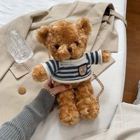 Korea Cute  New Bear Doll Chain Bag sku image 4