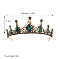 Baroque  Prom Crown Rhinestone Pearl Headband sku image 1