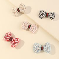 Cute New  Knitted Wool Bow Hairpins Set main image 1