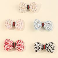 Cute New  Knitted Wool Bow Hairpins Set main image 3