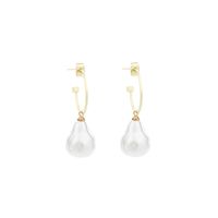 Baroque Pearl Retro Chinese Style Earrings main image 6